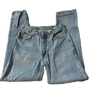 Vintage Jordache Basics Mens Light Wash Tapered Leg Jeans 32x32 Made in USA